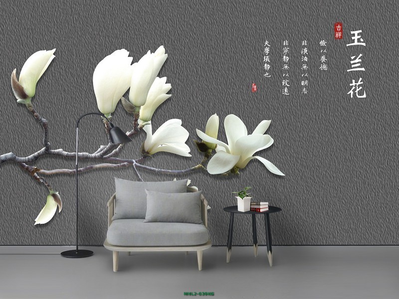 Cành hoa mộc lan MHL2-039KG